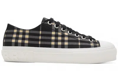 Pre-owned Burberry Check Sneakers Calico ( Women's) In Black