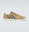 Burberry Multicolor Polyamide Low Top Sneakers In Multi