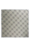 Burberry Check Square Silk Twill Scarf In Lichen