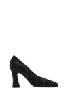 Burberry Check Suede Trinket Pumps