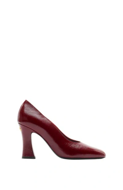 BURBERRY BURBERRY CHECK SUEDE TRINKET PUMPS