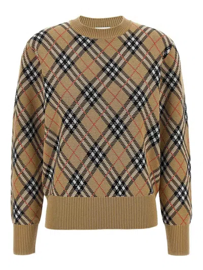 BURBERRY CHECK SWEATER