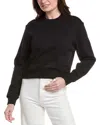 Burberry Check Sweatshirt In Black