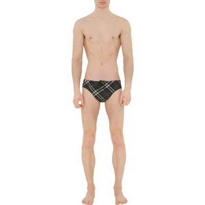 Burberry Check Swim Briefs