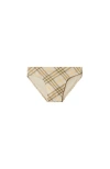 BURBERRY BURBERRY CHECK SWIM BRIEFS