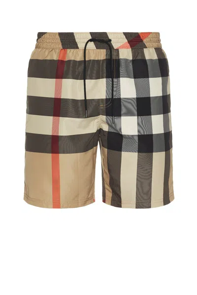 BURBERRY CHECK SWIM SHORTS