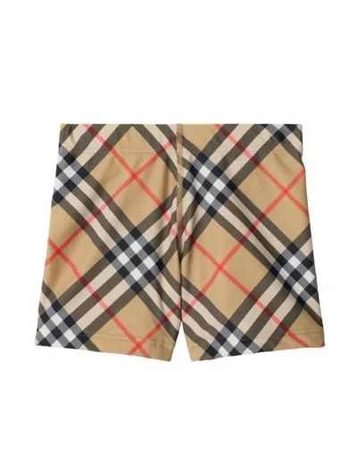 BURBERRY CHECK SWIM SHORTS