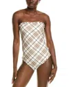 Burberry Women's Printed One-piece Swimsuit