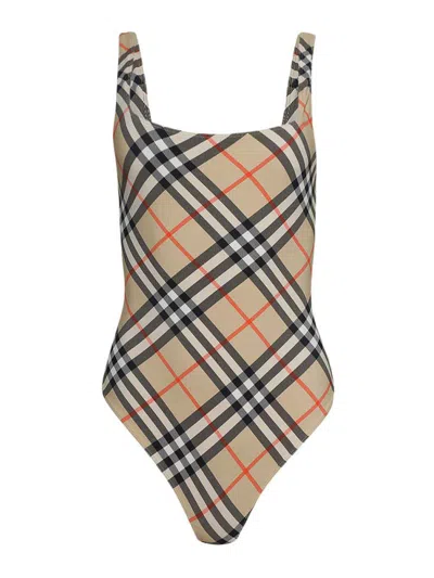 BURBERRY CHECK SWIMSUIT