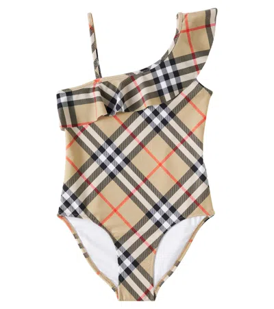 BURBERRY BURBERRY CHECK SWIMSUIT