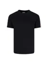Burberry Ekd T-shirt With Check-inserts In Black