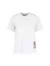 Burberry 'check' T-shirt In White