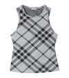 Burberry Vintage Check Tank Top In White