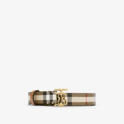 BURBERRY BURBERRY CHECK TB BELT