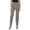 BURBERRY BURBERRY CHECK TECHNICAL WOOL CROPPED TROUSERS