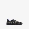 Burberry Terrace Black Polyester Blend Sneakers In Black