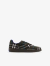 Burberry Terrace Check Sneakers In Snug
