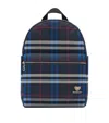 Burberry Check Thomas Bear Backpack In Blue