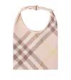 Burberry Check Tie Bag In Pink