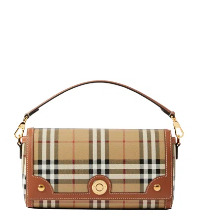 BURBERRY CHECK TOP-HANDLE BAG