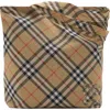 Burberry Check Tote In Sand