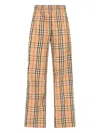 Burberry 'check' Track Pants In Neutral