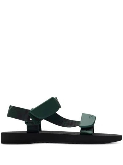 Burberry Check Trek Sandals In Jungle