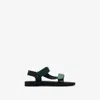 Burberry Check Trek Sandals In Jungle