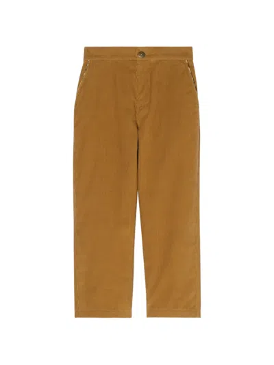 Burberry Kids' Check Trim Casual Trousers In Neutral