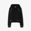 Burberry Women Cotton Blend Zipped Hoodie