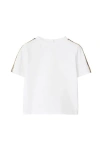 Burberry Babies'  Check Trim Cotton T-shirt