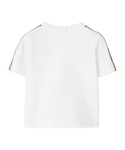 Burberry Check-trim Cotton T-shirt