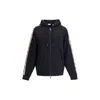 Burberry Drawstring Hoodie Check Trim