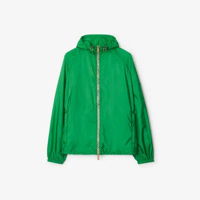 BURBERRY BURBERRY CHECKER-TAPE NYLON HOODED JACKET