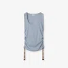 Burberry Festival Cotton Blend Tank Top In Gale