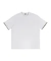 Burberry Check Trim T-shirt In White