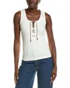 Burberry Adjustable-drawcord Tank Top In White