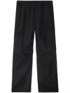 Burberry Ultra-lightweight Nylon Pants For Men In Black