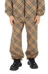 BURBERRY CHECK TWILL DRAWSTRING trousers