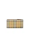 Burberry Check Vintage-pattern Bi-fold Wallet In Nude