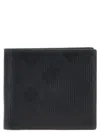 Burberry Bi-fold Leather Wallet In Black