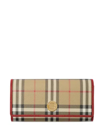 BURBERRY CHECK WALLET