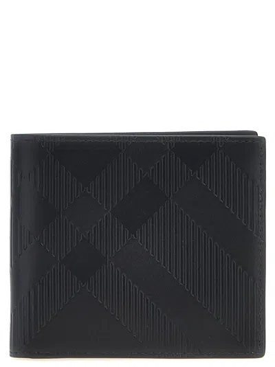 Burberry Check Wallet Wallets, Card Holders In Black