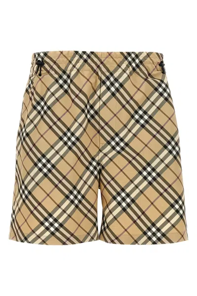 Burberry Check Waterproof Bermuda Shorts