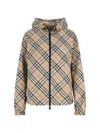 Burberry Women Archivio Check Waterproof Jacket