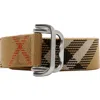 Burberry Check Webb In Sand