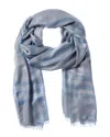 Burberry Check Wool & Silk-blend Scarf