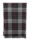 Burberry Check Wool And Silk Blend Scarf
