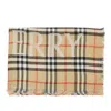 Burberry Check Wool And Silk Scarf In Sand