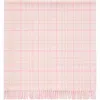 Burberry Check Wool Baby Blanket In Pink